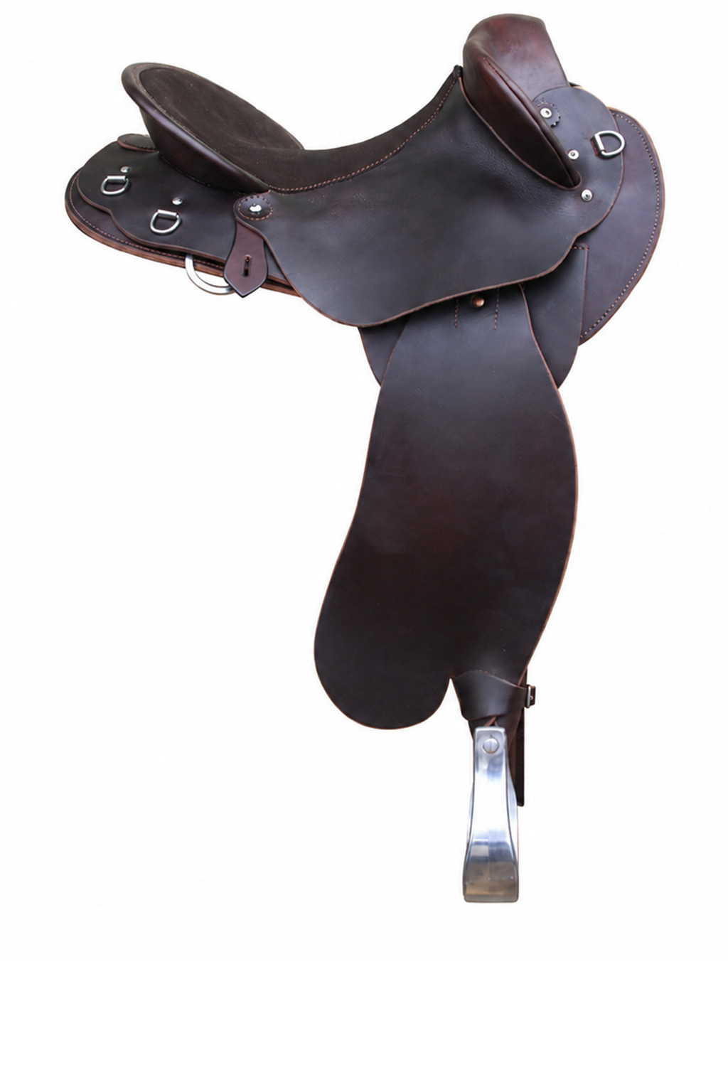 Sunset Drafter Saddle – Fully Mounted - Image 4