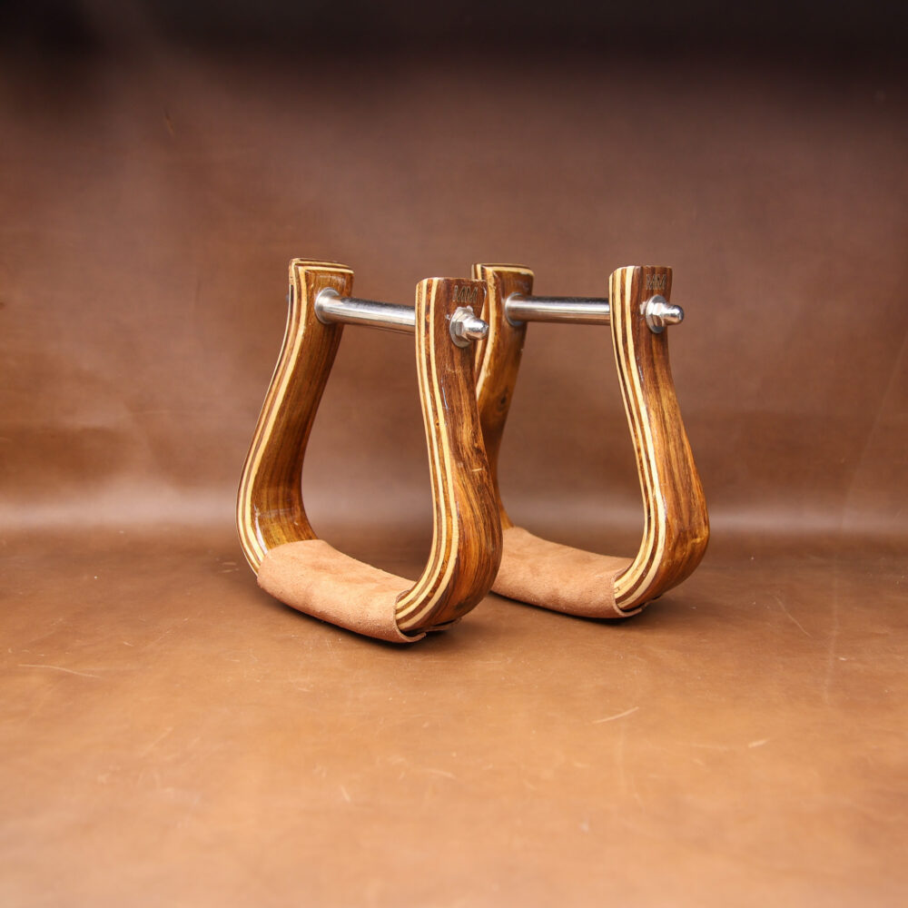 Mathew Murray Wooden Western Stirrups