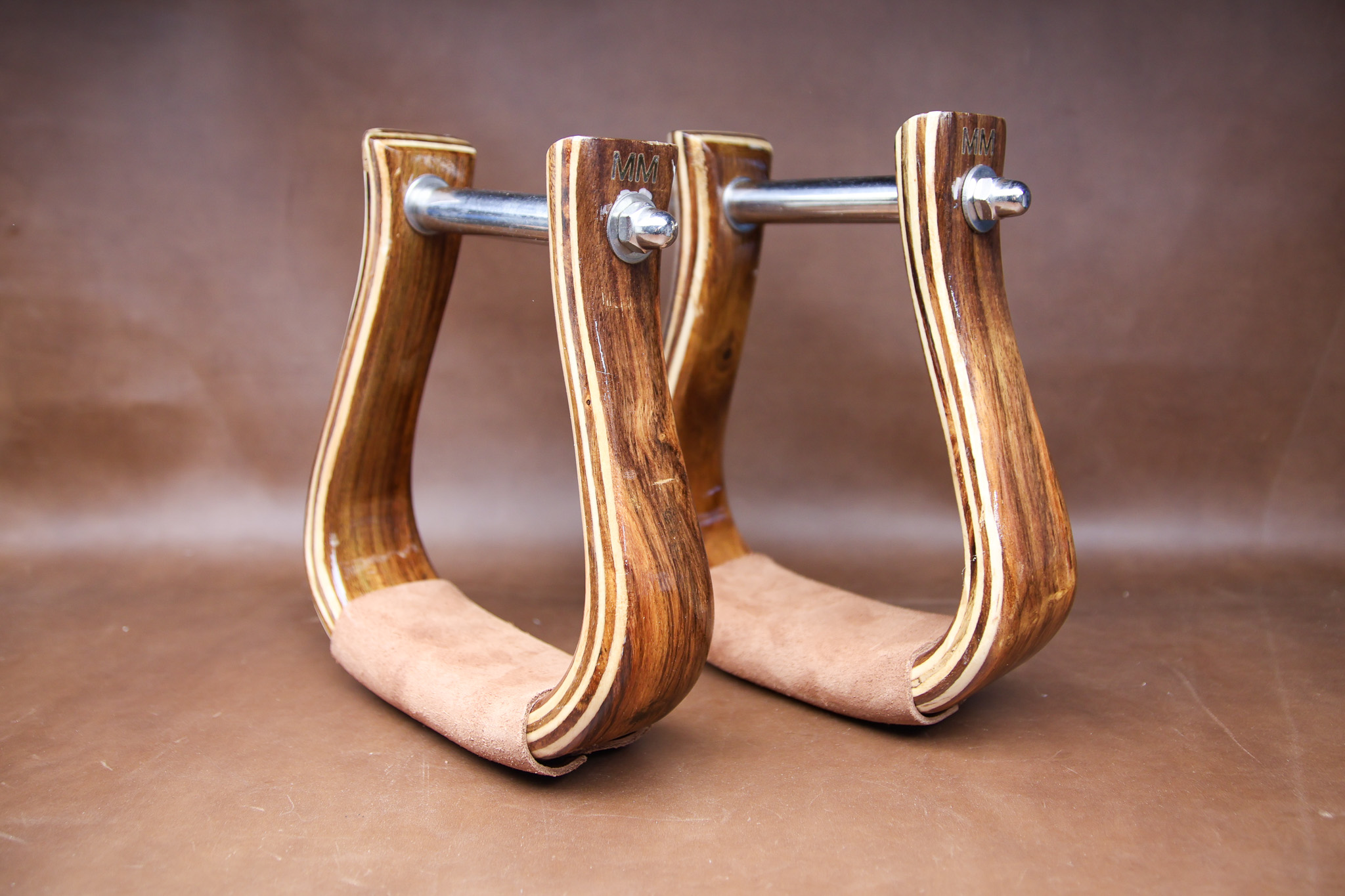Mathew Murray Wooden Western Stirrups - Image 2